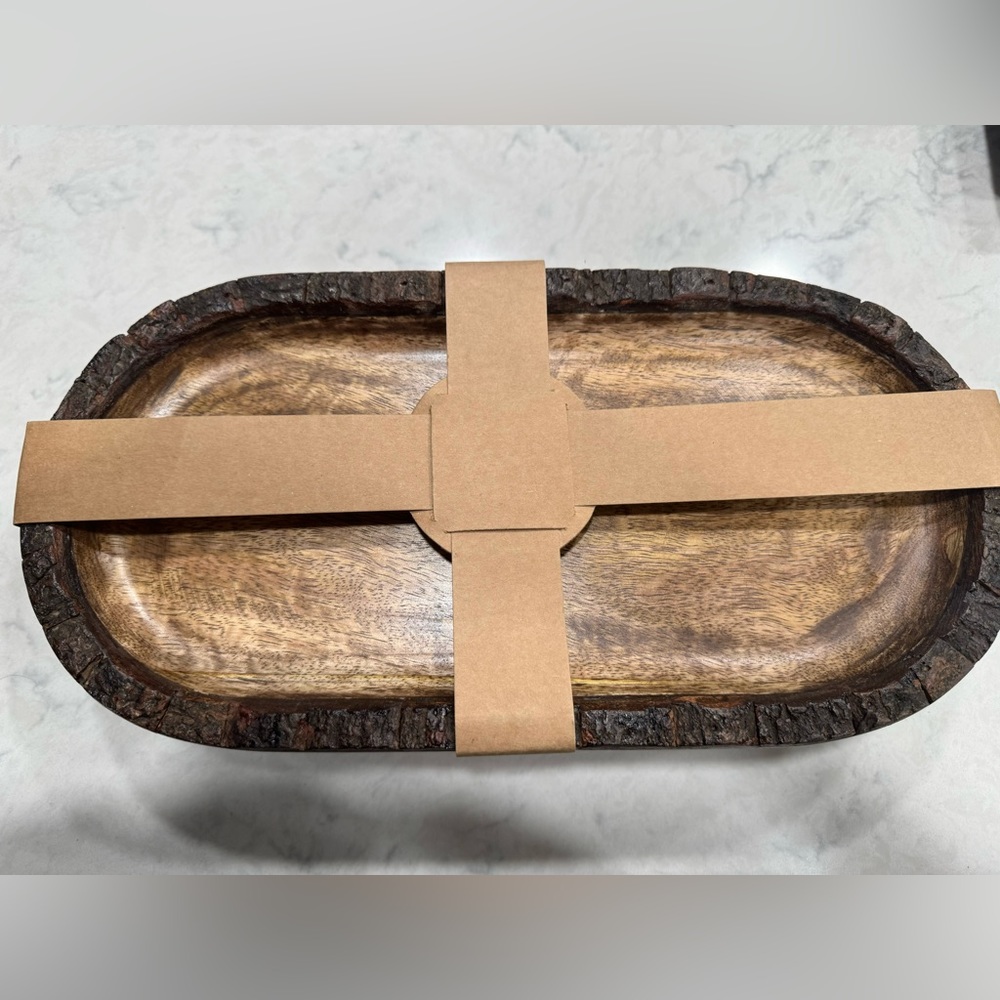 Wooden Trays Set of Two 7” x 14”